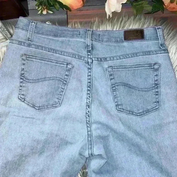 Lee Original Relaxed Fit Straight Leg Inspire Blue Jeans, 10 - Picture 10 of 12